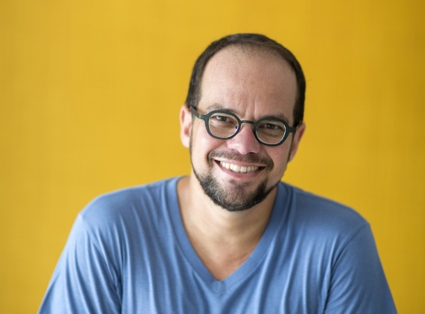 Marcelo Moutinho, vencedor do Prêmio Literário Biblioteca Nacional 2017 na categoria Conto.