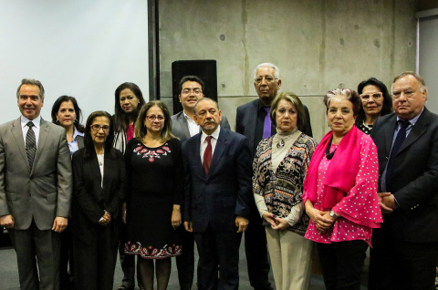 Outubro de 2019 - Suely Dias representou a Biblioteca Nacional na 30ª Assembleia Geral da ABINIA. Suely é a segunda na foto a partir da direita.