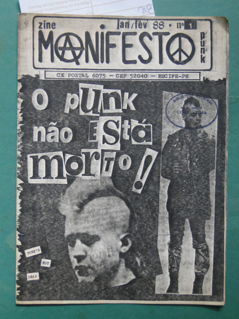 Zine Manifesto Punk – Número I – Jan-Fev/1988