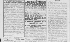 Capa do jornal O Imparcial sobre a Primeira Guerra Mundial