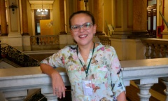 Anna Faedrich, pesquisadora da Fundação Biblioteca Nacional em sistema de residência pelo Programa Nacional de Apoio a Pesquisa (PNAP-R).