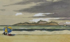 Obra Praia de Ipanema, de Ludwig Hesshaimer.