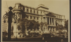 Vista da fachada principal da Biblioteca Nacional [S.l.:s.n.,1955)