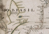 Albernaz II, João Teixeira. [Atlas do Brasil]. [S.l.: s.n.],[1666?]. 1 atlas ms. (16f), 29 cartas col, 40 x 56,5