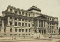 Foto histórica da fachada da Biblioteca Nacional.